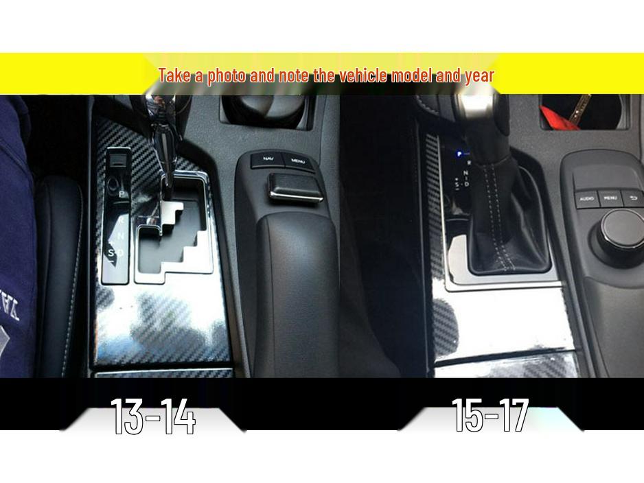 Gear Shift Decor Sticker for 13-17 Lexus ES200/250/300h Interior Modification