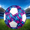 1pc Neon Zigzag Lightweight PVC Training Soccer Ball, Size 5, Suitable for Indoor and Outdoor TrainingGift y60348