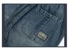 Men's Trendy Mid-Length Denim Shorts – Summer Style, High Street Influence, Hong Kong-Inspired, Perfect for Teenagers and Young Men.