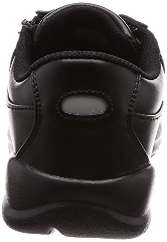 Asahi Women's L511 Lightweight Zippered Walking Shoes, Black, Size 23.5 Cm, 4E