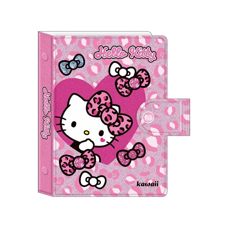 

Kamio Japan Hello Kitty Leopard Pattern Sticker Binder