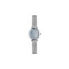 Authorized KOMONO Women's Watch KOM-W1246 Money Penny Royale Silver with Light Blue Stainless Steel Mesh Strap