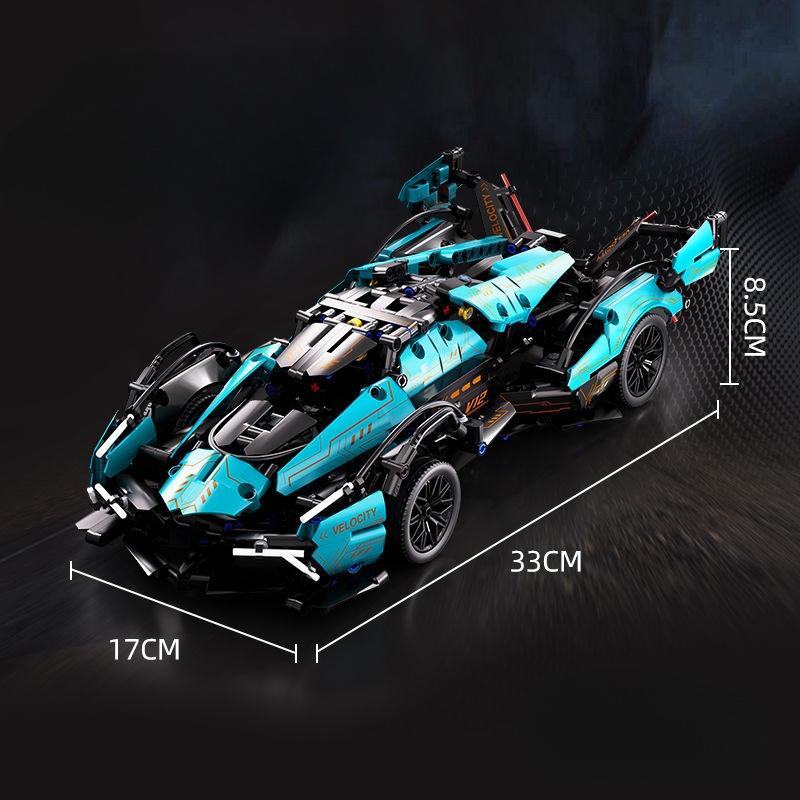 Technical Racing Sport Car Model Building Blocks technic adults 1:14 DIY Supercar Brick Puzzle Toys Kid Adult Gift 1000+granule