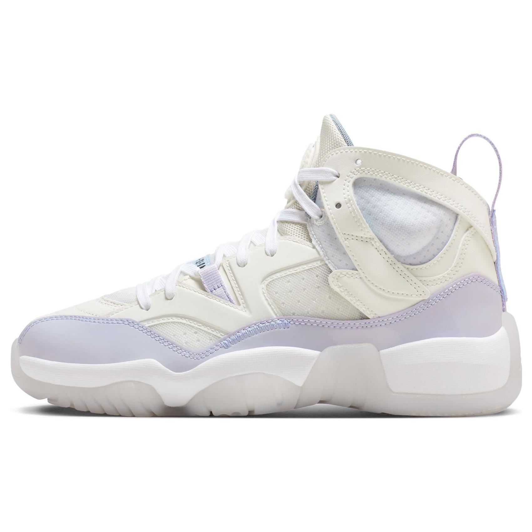 

новые женские JORDAN Jumpman Two Trey Белые Лавандово-фиолетовые 36