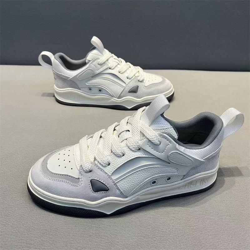 Kids Shoes Mens Fashionable Thick Sole Sneakers White Casual Sport Shoes Youth Outdoor Wear