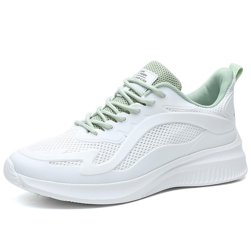 White Shoes Men's  Spring New Travel Shoes Men's Platform Casual Shoes Fashionable Men's Shoes Outdoor Sports Shoes