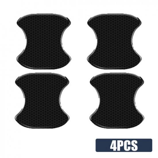 4Pcs Car Door Bowl Protective Sticker Film Protector Trim Stickers Anti Scratch