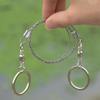 2pcs High-Quality Stainless Steel Wire Saw Lightweight Construction Stainless Steel Saw  Hiking