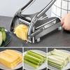 Kitchen Potato Cutter Stainless Steel Multi-Functional Cucumber Slicer Potato Chipper