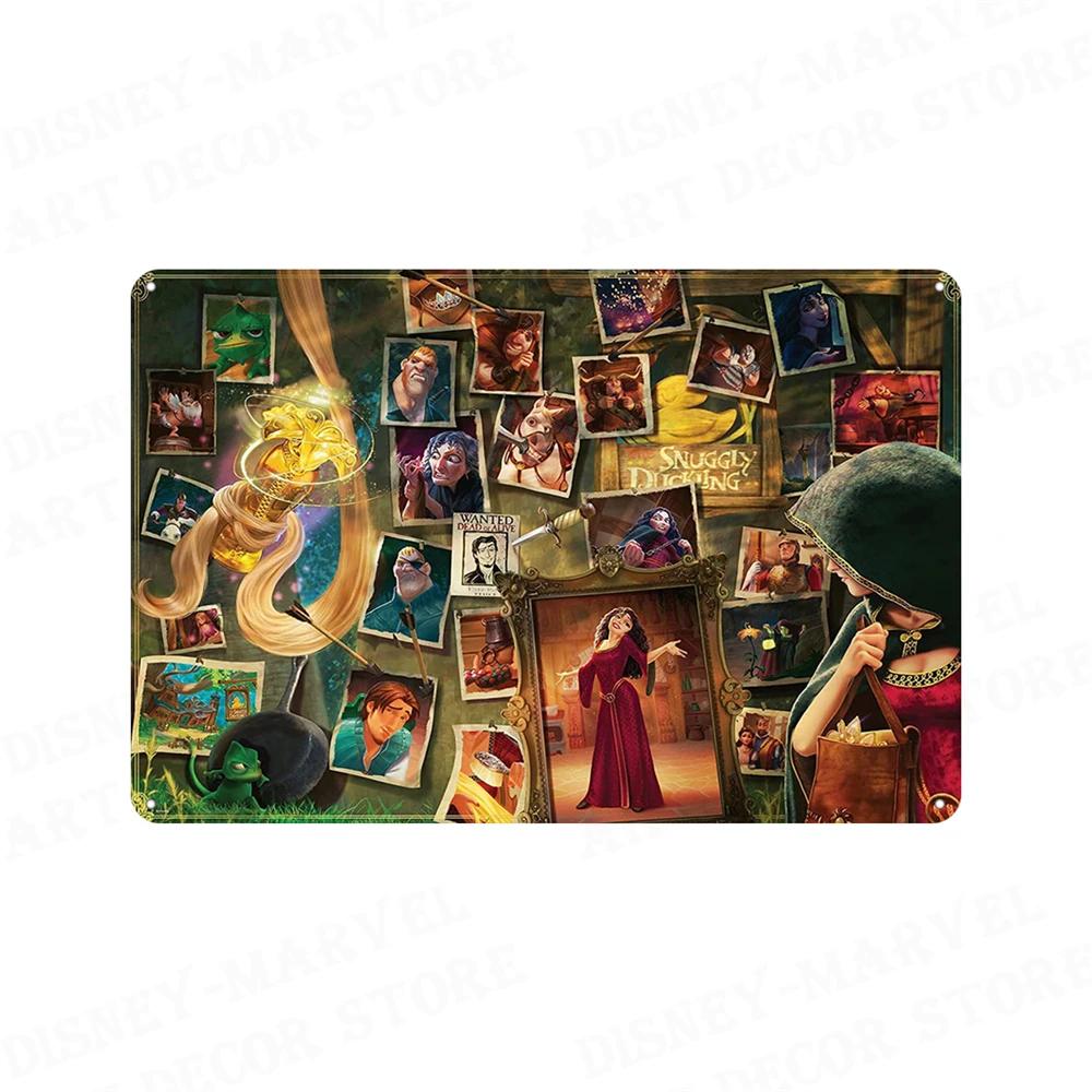 

Серія Металевих Табличок Принцеса Персонажі Настінні Наклейки Металевий Постер Кумедний Мультяшний Ретро Табличка Для Декору Клубу 20x30cm（7.8x11.8inch）