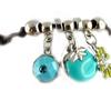 Les Trésors De Lily [G0171] - Turquoise 'Bouquet Fleury' Designer Bracelet