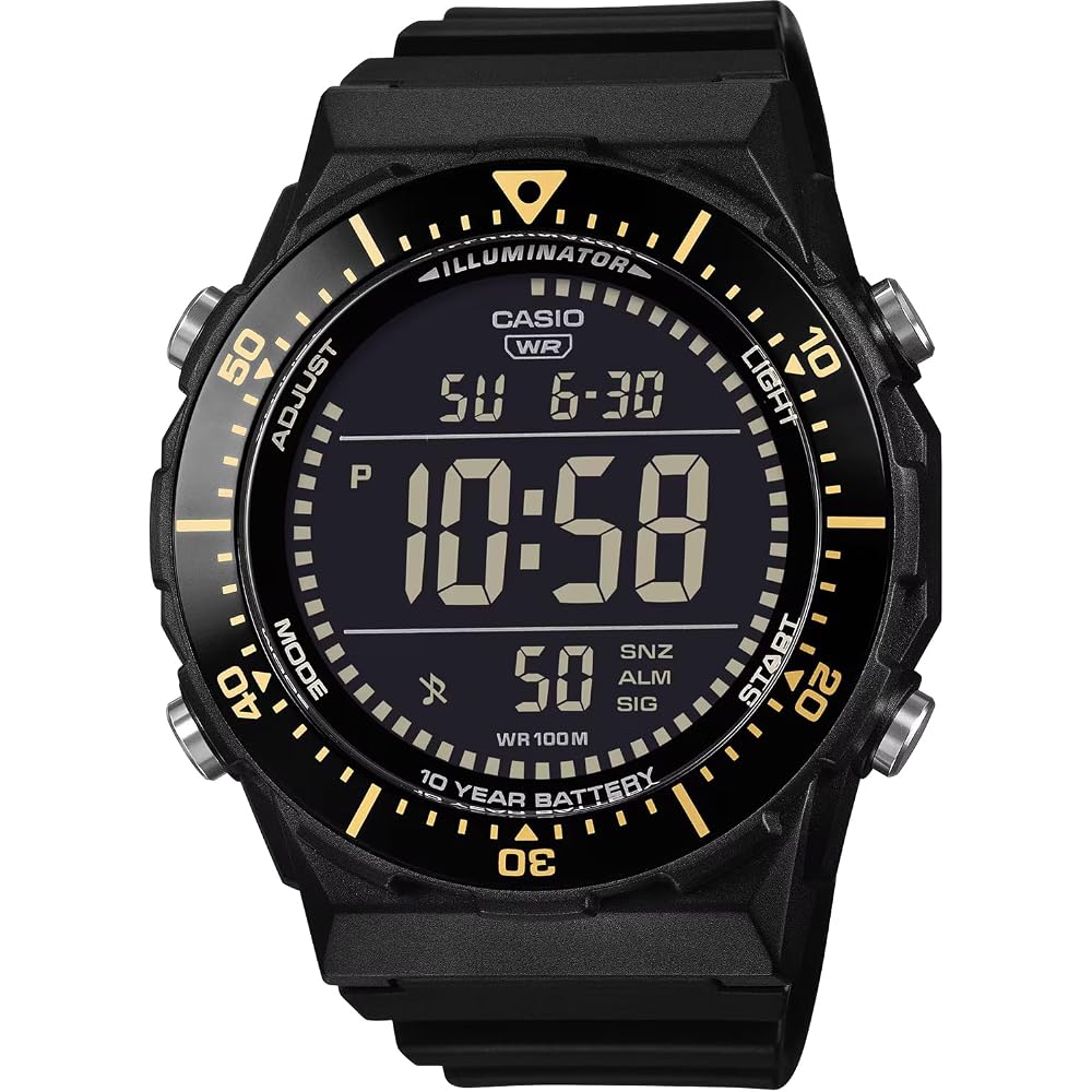 [Casio] CASIO Standard Digital Men s Watch AE-1700H-1BV Black Inverted LCD (Overseas Model) [Parallel Import]