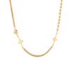 Star splicing necklace women's trend cold wind temperament collarbone chain