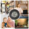 45mm Mini LCD Digital Thermometer Hygrometer Round Temperature Humidity Tester Sensor Detector For Freezer Cigar Box