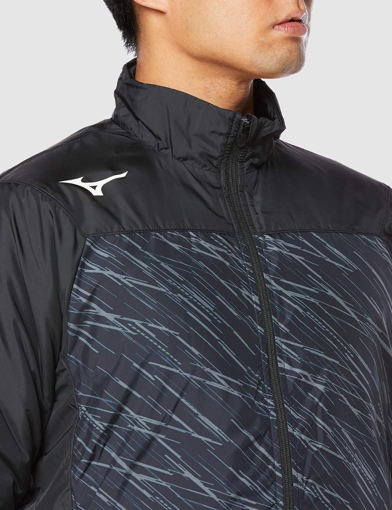 Mizuno Soccer Warmer Shirt P2ME0520 Black, Japan Size Small (equivalent to Japanese size S)