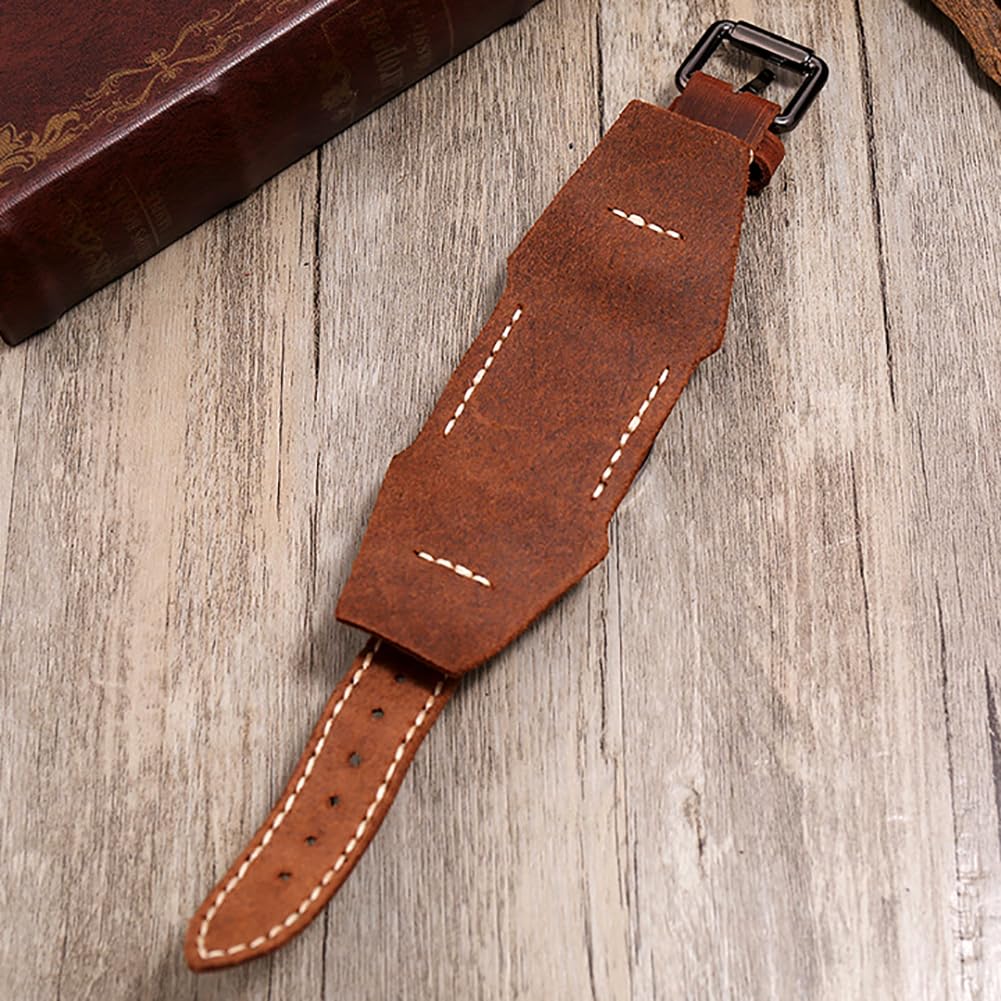 ZooooM Wide Antique Design Quartz Watch, Fashionable and Casual, Perfect Gift for Men and Women (Green) ZM-WATCH2-106-GR