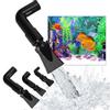 360 degrees  Rotating Elbow Aquarium Duckbill Nozzle Fish Tank Water Outlet Tube Pump Fitting