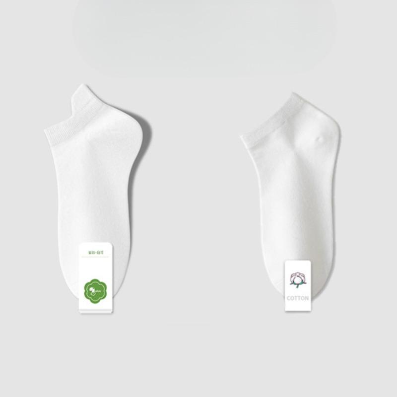 Female Spring and Summer Thin Sports Deodorant Sweat Absorbing Ear Cotton Socks