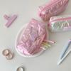 Girl's Pencil Case Student Beautiful Stationery Pouch Women Cosmetic Bag Portable Travel Cosmetics Organizer Bags Toiletry Bag