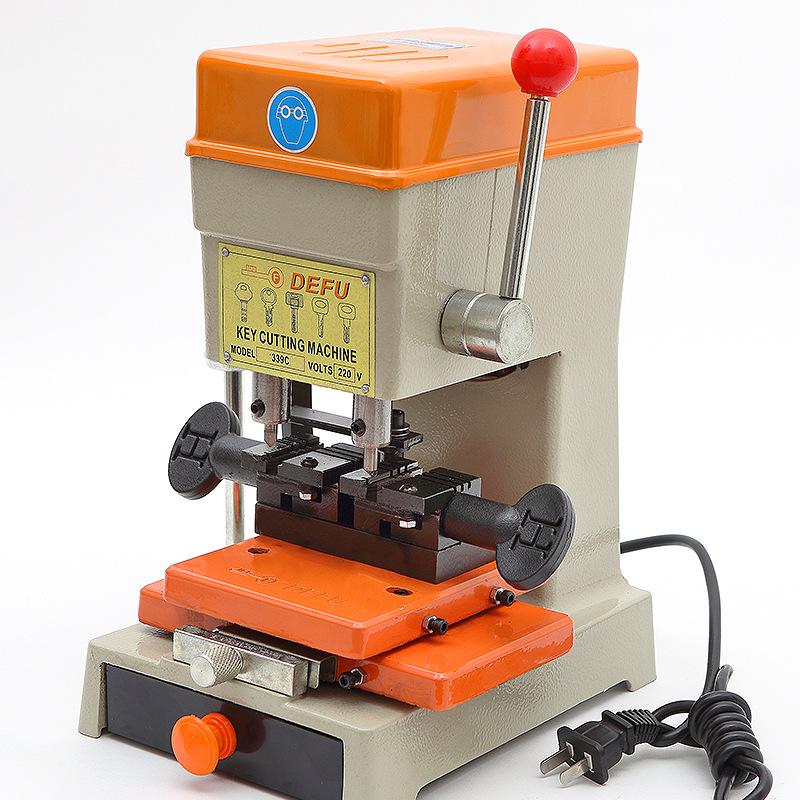 DeFu 998C Mașină Verticală Modernizată de Tăiat și Frezat Chei cu Dispozitiv Multifuncțional, 220V