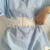 Retro Lace Wide Waist Belt Decorative Body Shapewear Fashion Waist Seal  For Women Lady Girl Bridal