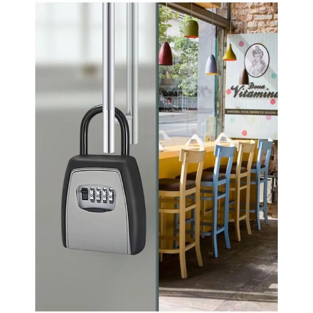 Mechanical Coded Lock Wall Mount Key Storage Box Combination Key Storage Box  Construction Sites
