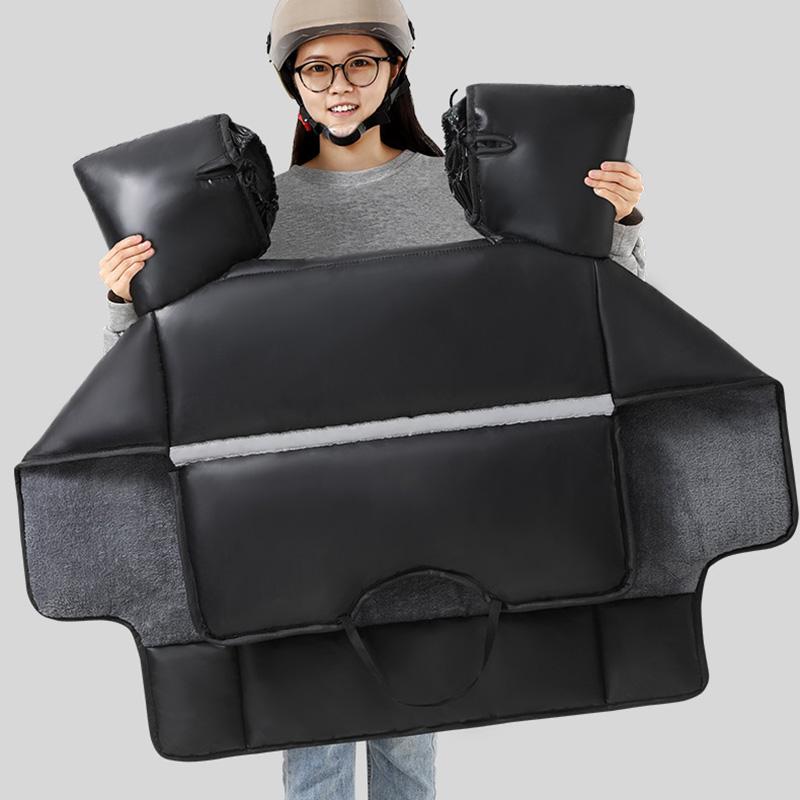 

Скутеры Накидка на ноги Колено Одеяло Утолщенный Утеплитель Водонепроницаемый Ветрозащитный Мотоцикл Зимнее Одеяло Колено Пояс Нога Фартук Чехол для Мото чёрный