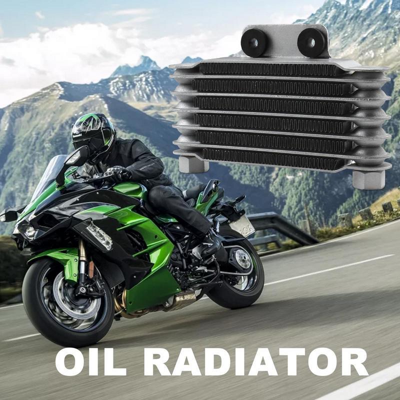 Motorcycle Oil Cooler Aluminum Alloy Motorcycle Parts Modification Oil Cooler Powersports Parts Automotive Replacement Engine