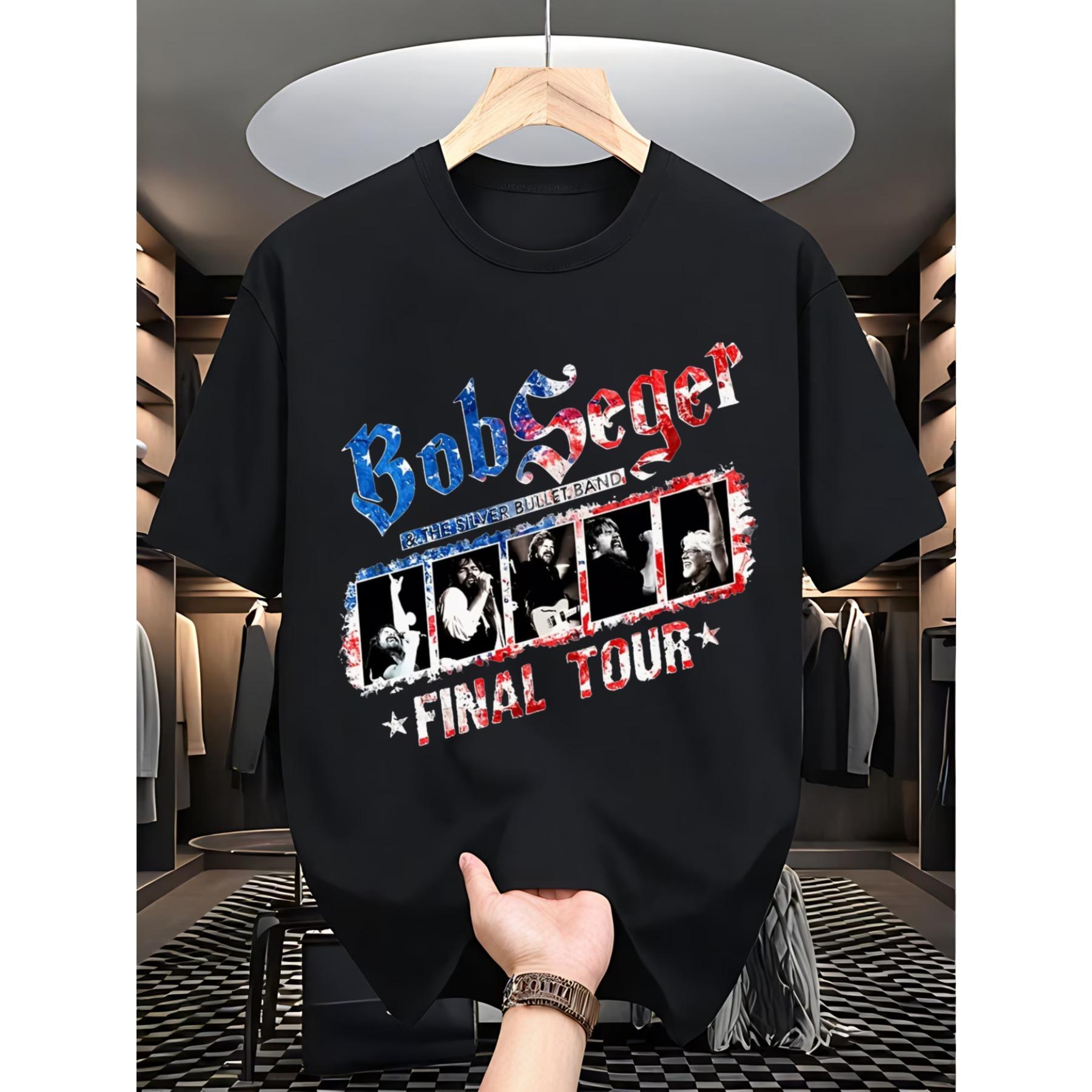 

Bob Siegel S Farewell Tour Graphic Tee for Plus Sizes - Casual and Breathable Comfort XXL чорний