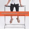 Movable Floor-Standing Stainless Steel Broom and Mop Holder