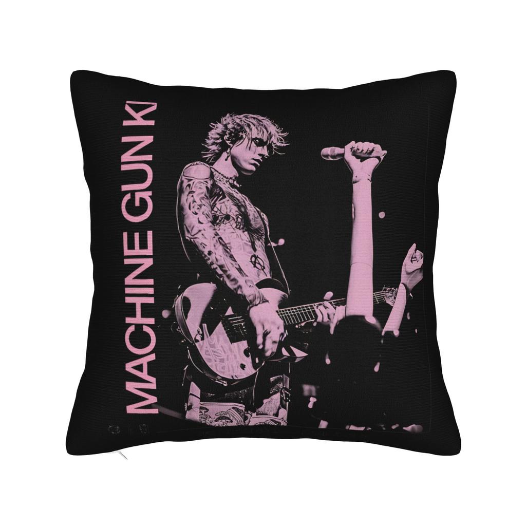 MGK povlak na polštář Polyesterový potah na polštář Dekorativní povlak na polštář s motivem Machine Gun Kelly Domácí Drop Shipping 4040cm