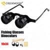 Fishing Telescope 10x34 Eye Glasses 66g Ultralight Hand Free Binoculars Watch Jeweler Repair Magnifier Fishing Accessories