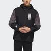 Adidas Sports Logo Fitted Jacket Men Jackets Black GL5626
