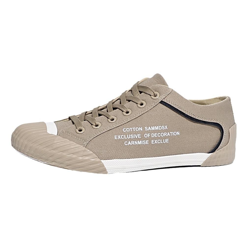 Fashion Men Canvas Shoes Lace Up Casual Sneakers Fashion Flat Breathable Comfortable New Hot Mens Vulcanized Shoes High Quality BM-018