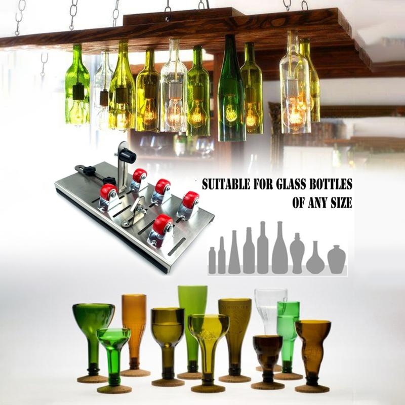 Glasflaschenschneider, verbesserter Glasschneider für Flaschen, DIY-Maschine zum Schneiden von Bier-, Schnaps-, Whisky- und Weinflaschen