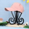 Support de perruque en plastique durable Support de perruque de voyage portable Support de tête de perruque pliable pour plusieurs perruques