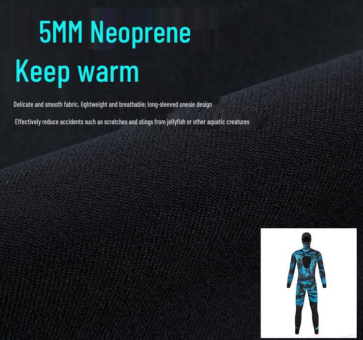 3MM Full-Length Dive Suit for Cold Water and Surfing