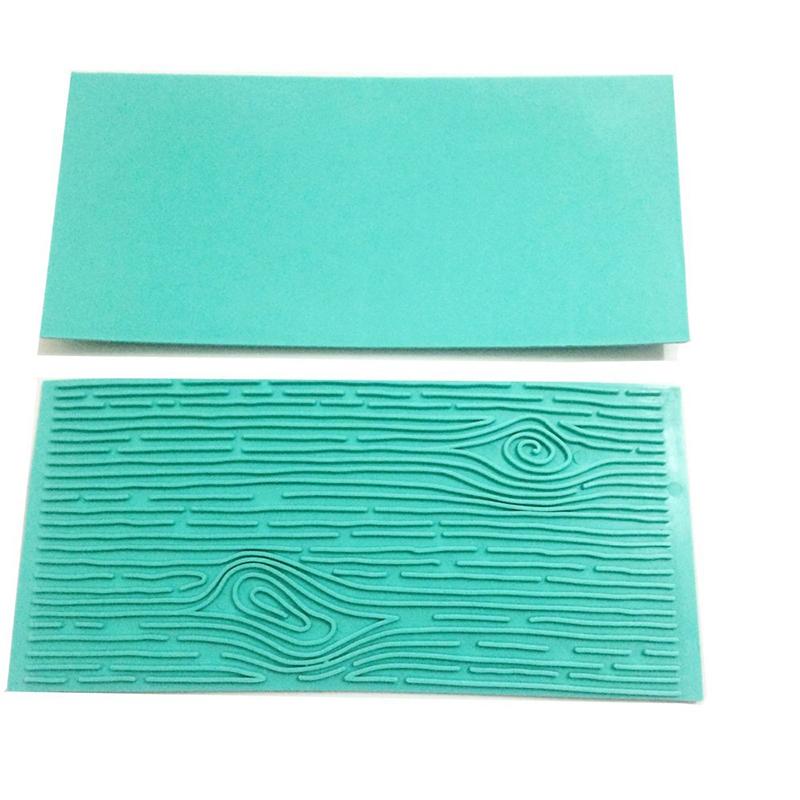 2 Teile/satz Rinde Wände Kuchen Form Geprägte Fondant Ziegel Holzmaserung Backformen Cutter DIY Form Gebäck Backen Kuchen Dekorieren Werkzeuge