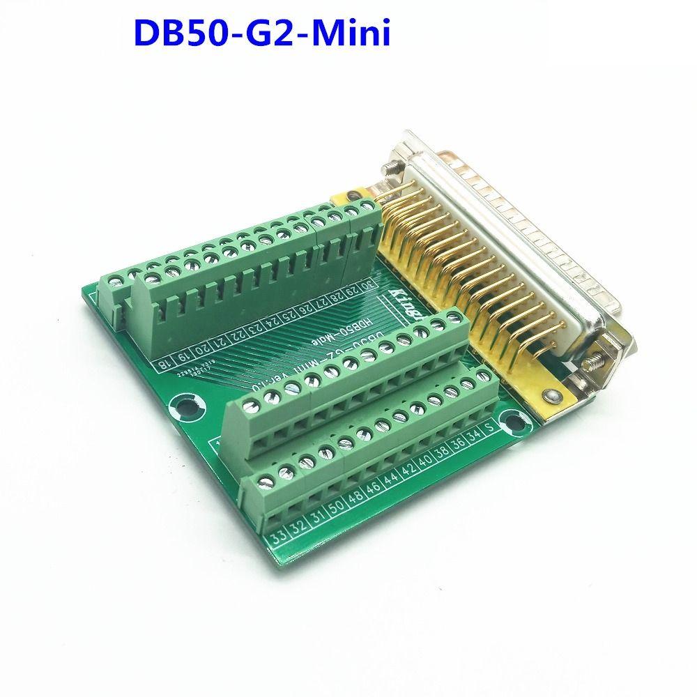 

Зеленый адаптер клеммной колодки DB50-G2-Mini Разъем клеммной колодки разъема клеммной колодки