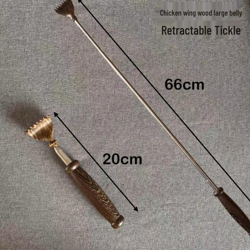 Telescopic Back Scratcher with Magnetic Beads