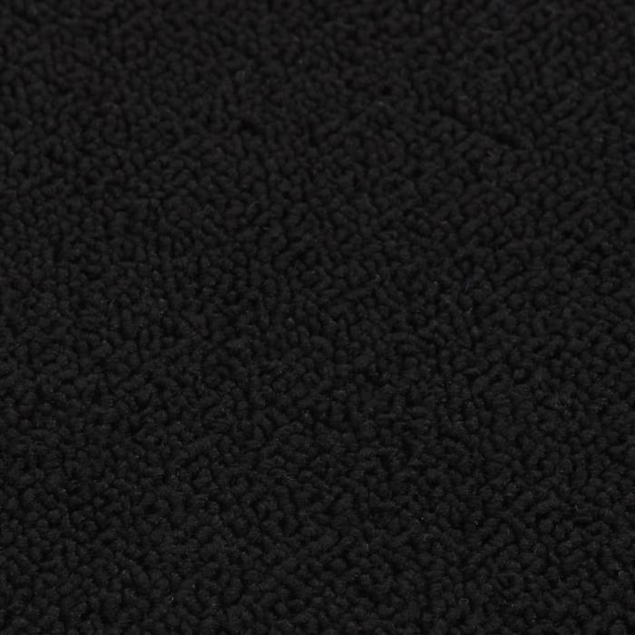 VidaXL Tapis d'escalier antidérapants 15pcs 75x20cm Noir Rectangulaire
