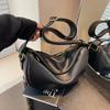 Tasche mit großem Fassungsvermögen Damen neue urbane schlichte Mode Muscheltasche lässige Schulter-Achseltasche