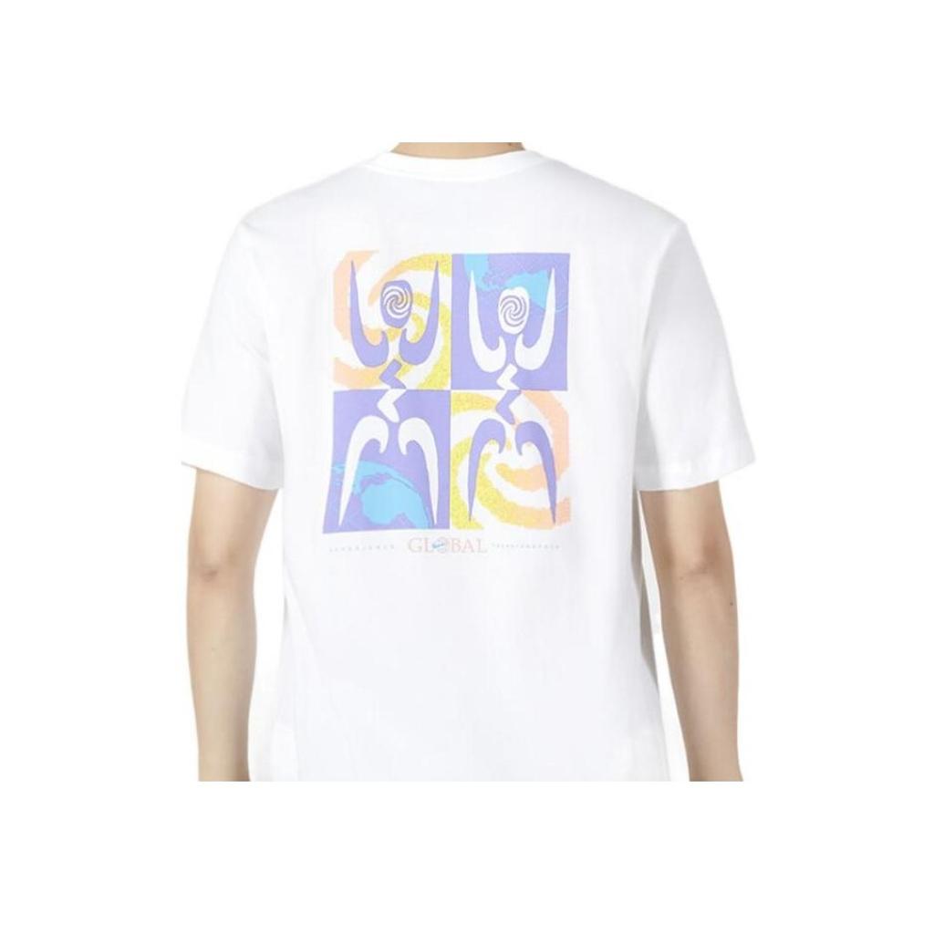 Nike Logo Print Casual Short Sleeve T-Shirt Men Tops White DQ1070-100