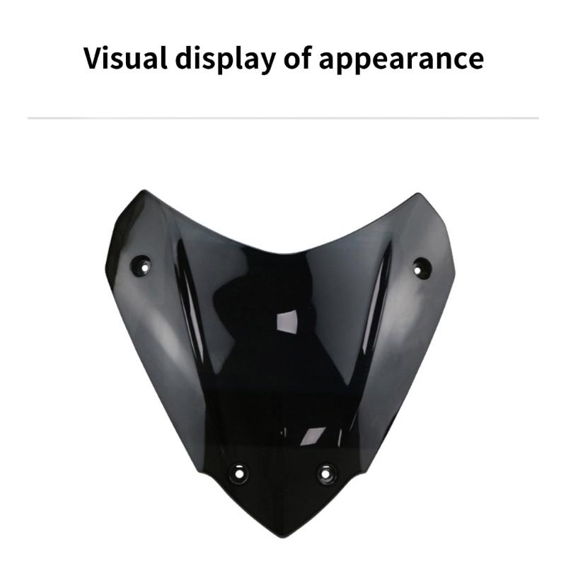 Akryl Vindruta Visir Aerodynamisk Motorcykel Vindruta Motorcykel Avleder Enkel Installation för Xmax300
