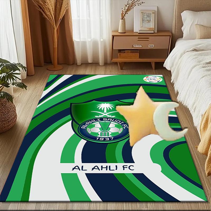 AS Saint-Étienne Rug Game Carpet, Floor Mat for Bedroom Living Room Entryway Rug, Home Decor Idea Gift for Christmas Birthday