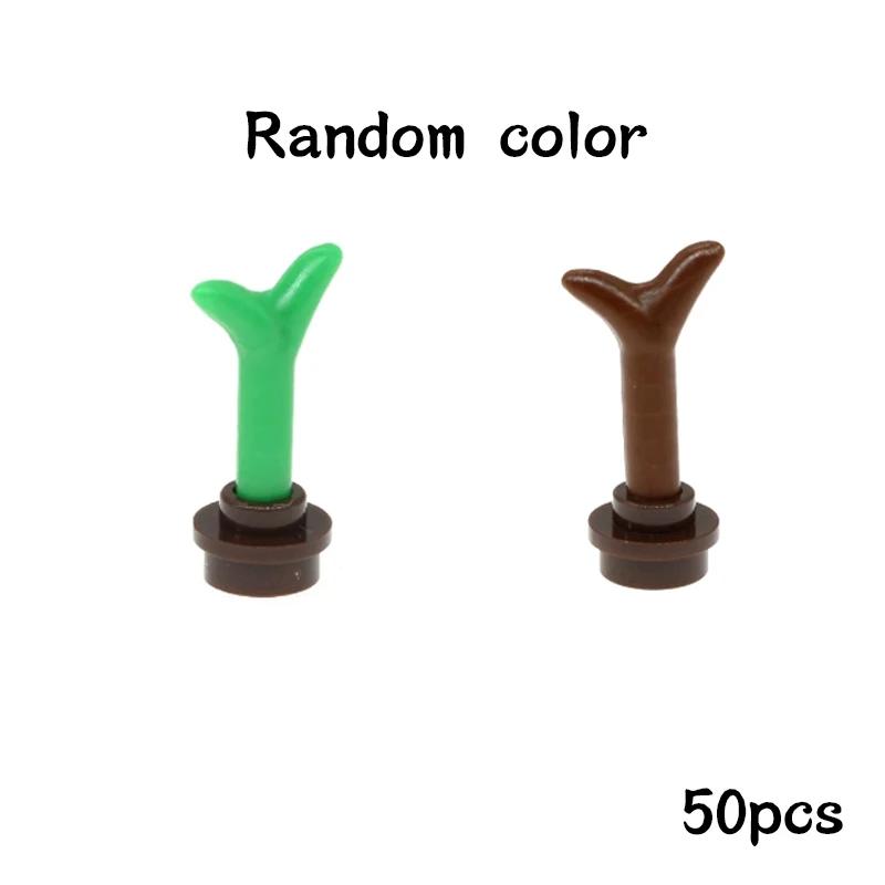 Non-Toxic Moc Building Blocks Plant Bush Tree Flower Grass Diy Buildingparts Creative Bricks 2417 2423 4727 6255 30176 33291 32607 Toys