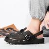2025 new summer sports and leisure hole shoes cool slippers drive two wear thick-soled light sandals live broadcast 2025