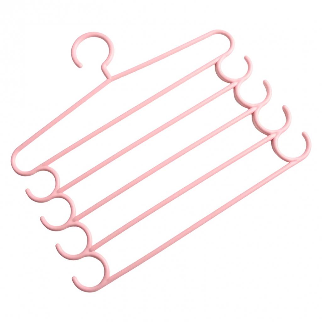 Multi Layer Plastic Hanger for Maximizing Closet Storage Efficiency