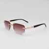 New Trendy Diamond Cutting Women Men Reading Glasses Vintage Ultralight HD Anti Blue Light Far Sight Sunglasses Presbyopia Eyewear