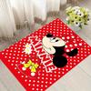 1 stuks Mickey Vloerkleed, Antislip Vloermat, Cartoonfiguur Ontwerp, Zacht Fluweel, Kamerdecoratie, Wasbaar Binnentapijt